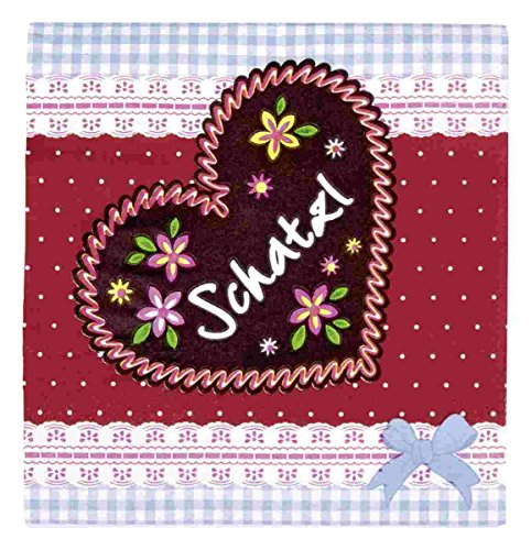 Staedtler Servietten, Papier, Rot, 25 x 25 x 25 cm von Städter