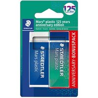 STAEDTLER Radiergummi Mars plastic farbsortiert, 2 St. von Staedtler