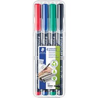 STAEDTLER Lumocolor Folienstifte-Set farbsortiert permanent 4 St. von Staedtler