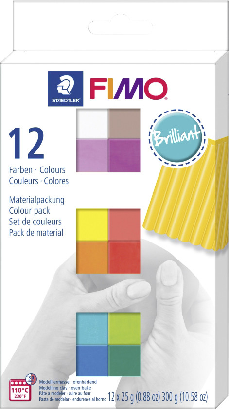 FIMO Soft Colour Pack 12 x 25 g 12 Farben Brillant FIMO Soft Colour Pack 12 x 25 g 12 Farben Brillant von Staedtler