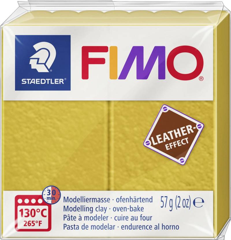 FIMO leather-effect ocker 57 g von Staedtler