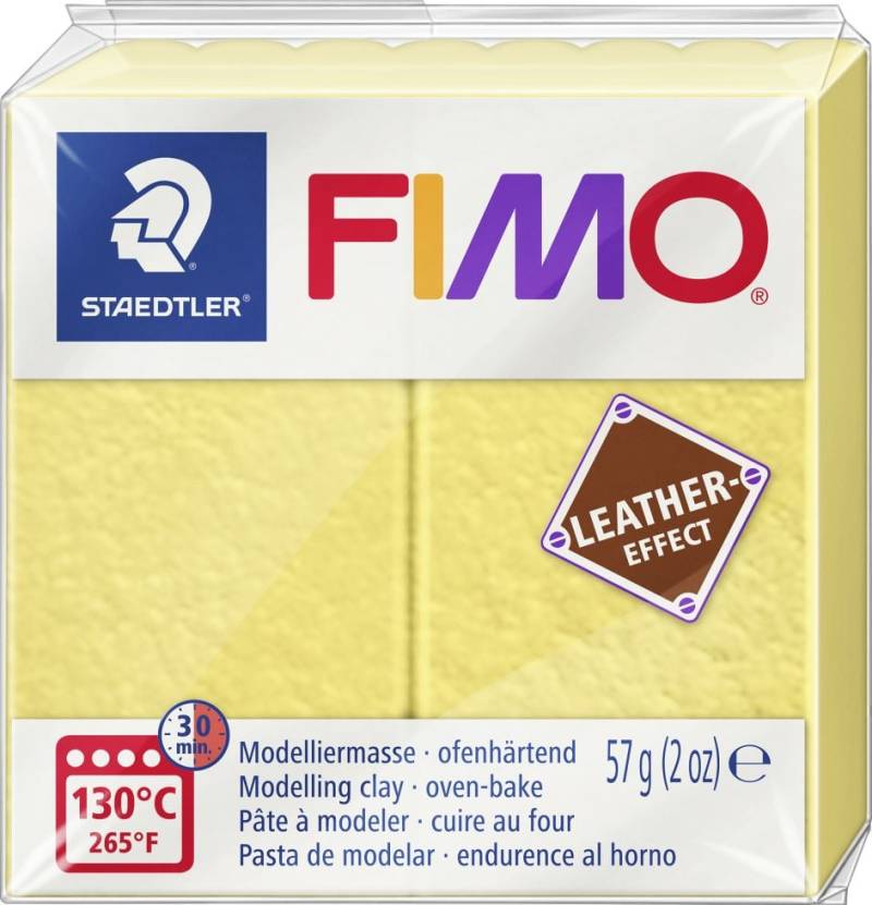 FIMO leather-effect safrangelb 57 g von Staedtler