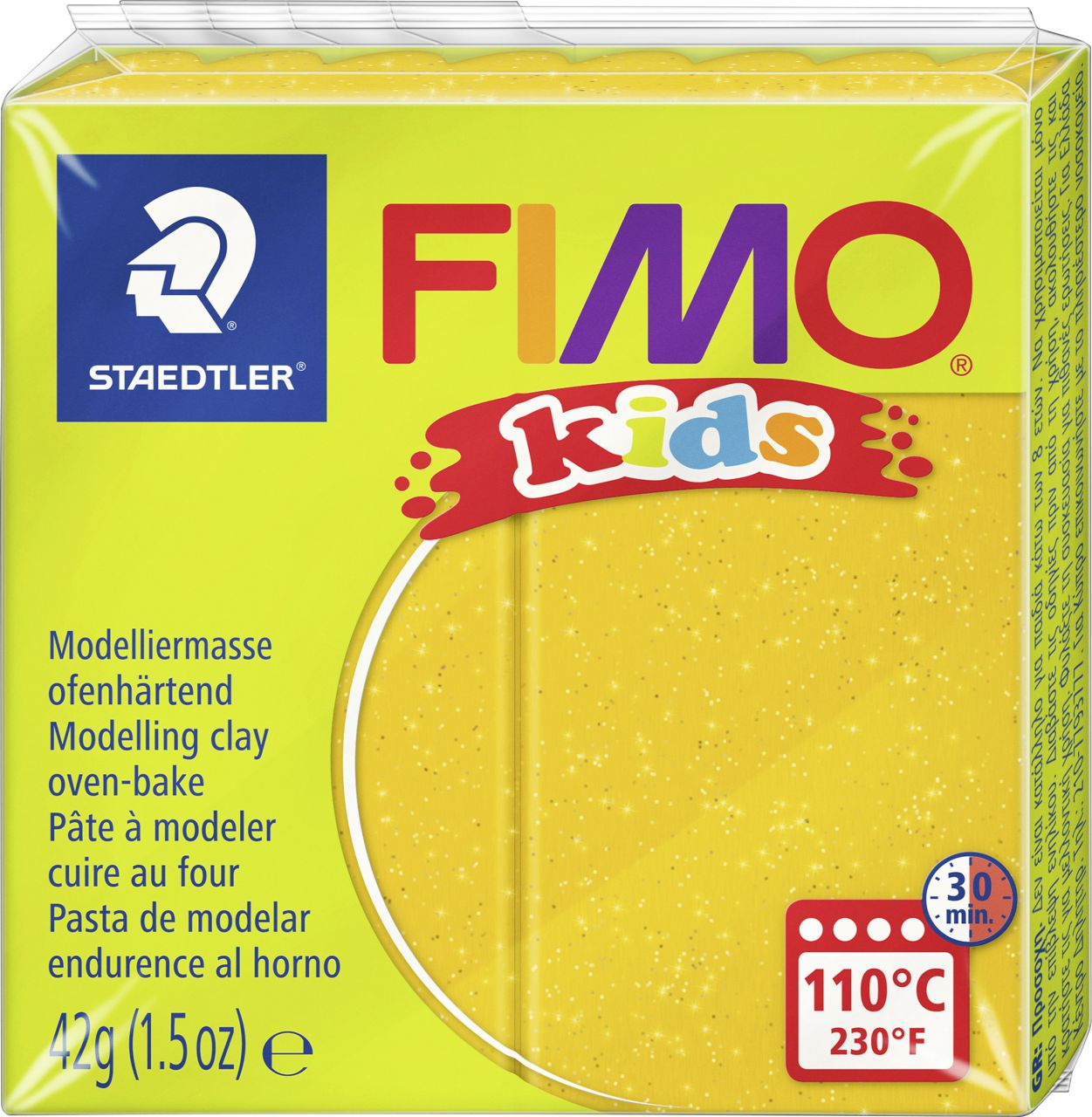 Fimo Kids glitter gold 42 g von Staedtler