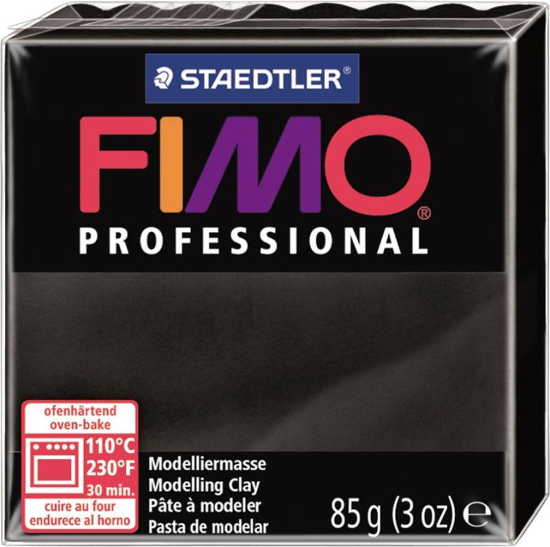 Fimo professional schwarz 85 g von Staedtler