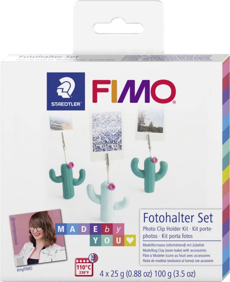 Glorex FIMO DIY Set Fotohalter 4 x 25 g von Staedtler