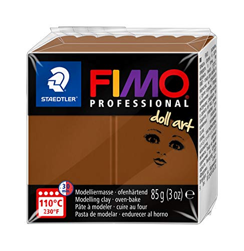 STAEDTLER 8027-78 - Fimo Professional Doll Art Normalblock, 85 g, noisette von Staedtler