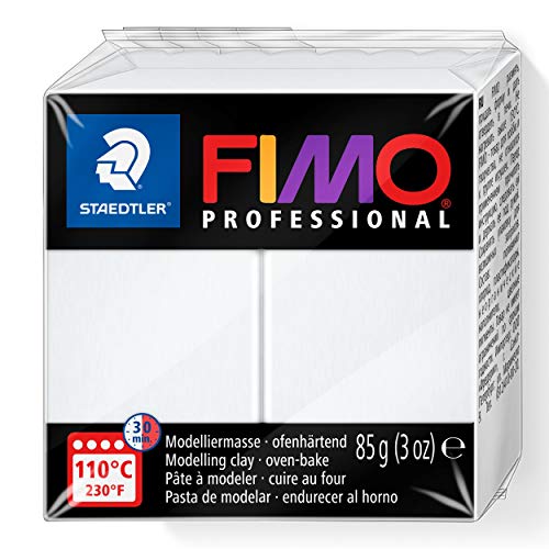STAEDTLER EF8004-0 8004-0 - Fimo Professional Normalblock, 85 g, weiß STAEDTLER EF8004-0 8004-0 - Fimo Professional Normalblock, 85 g, weiß von STAEDTLER