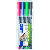 STAEDTLER Lumocolor Folienstifte-Set 0.4 mm Mehrfarbig von Staedtler