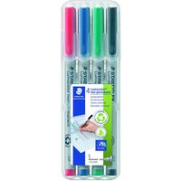 STAEDTLER Lumocolor Folienstifte-Set 0.4 mm Mehrfarbig von Staedtler