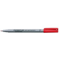 STAEDTLER Lumocolor Folienstift rot 0,6 mm non-permanent von Staedtler