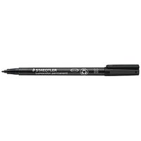 STAEDTLER Lumocolor Folienstift schwarz 1,0 mm permanent von Staedtler