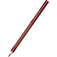 STAEDTLER Noris Jumbo 1285 Schreiblernstift Bleistift 2B schwarz/rot 1 St. von Staedtler