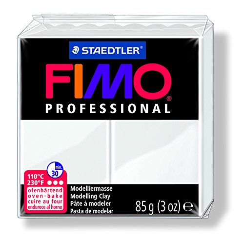 STAEDTLER 4-teiliges Set Fimo Professionnel 85 g, Weiß, 4 Stück STAEDTLER 4-teiliges Set Fimo Professionnel 85 g, Weiß, 4 Stück von STAEDTLER