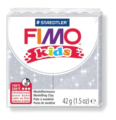 Staedtler FIMO kids Glitter silber, 42 g von Staedtler