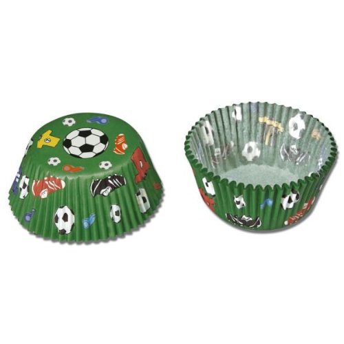 Staedter Haus Mini Fußball Papier Backblech, grün, 50 Stück von Staedter