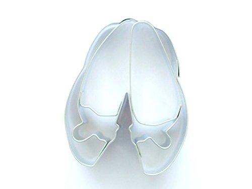 Staedter Haus Prägung Ballerinas Schuhe Form Cookie Cutter, Silber von Staedtler