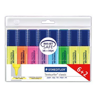 Textmarker classic 364 A WP8 1-5mm sort. 8er-Pack Textmarker classic 364 A WP8 1-5mm sort. 8er-Pack von Staedtler