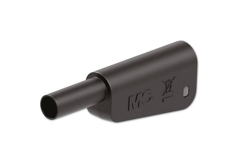 Stäubli Klemmen STÄUBLI Einzelstecker, 66.2022-21, 4 mm, schwarz von Stäubli