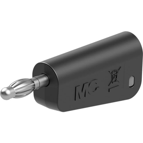 Stäubli LQ-4N-30 Laborstecker Stecker Stift-Ø: 4mm Schwarz 1St. von Stäubli