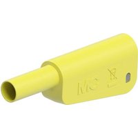Stäubli SLQ-4N-46 Sicherheits-Lamellenstecker Stecker Stift-Ø: 4mm Gelb von Stäubli