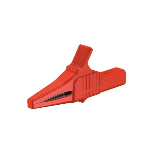 Stäubli XKK-1001 Sicherheits-Abgreifklemme Steckanschluss 4mm CAT II 1000V Rot 669755-22 von Stäubli