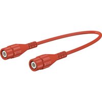 Stäubli XLSS-58 Sicherheits-Messleitung [BNC-Stecker - BNC-Stecker] 2.00m Rot 1St. von Stäubli