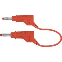 Stäubli XZG425/SIL Sicherheits-Messleitung [Lamellenstecker 4mm - Lamellenstecker 4 mm] 2.00m Rot 1 von Stäubli