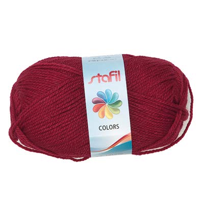 Wolle - Colors Wool, Bordeaux von Stafil