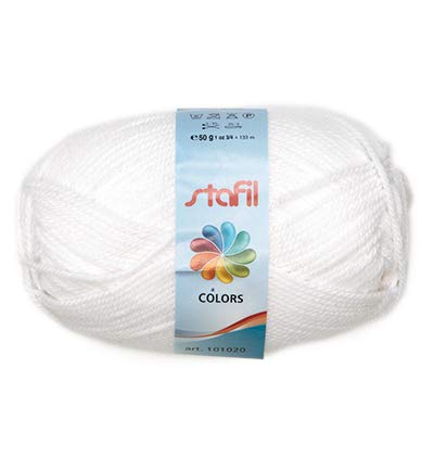 Wolle - Colors Wool, White von Stafil