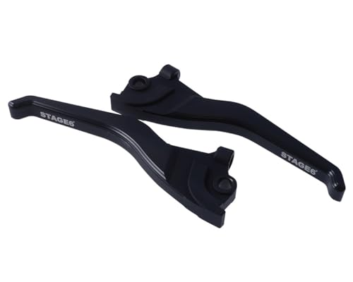 Bremshebelset STAGE6 CNC Yamaha Aerox/MBK Nitro schwarz von Stage6