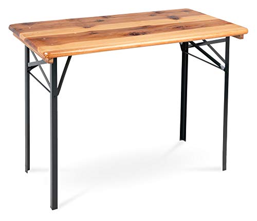Stagecaptain BBT-117 Hirschgarten Bierzelttisch 117 cm - Robuster, kurzer Biertisch (117 cm lang) - Lackierte Oberfläche - Zusammenklappbar - Einfach zu verstauen und transportieren von Stagecaptain