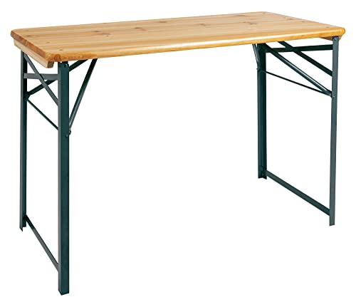 Stagecaptain BBT-119 Hirschgarten Bierzelttisch 119 cm 2X Set - 2 robuste, Kurze Biertische (119 cm lang) - Lackierte Oberfläche - Zusammenklappbar - Einfach zu verstauen und transportieren von Stagecaptain