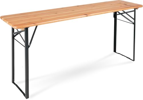 Stagecaptain BBT-170 Hirschgarten Bierzelttisch 170 cm 2X Set - 2 robuste Biertische (170 cm lang) - Lackierte Oberfläche - Zusammenklappbar - Einfach zu verstauen und transportieren von Stagecaptain