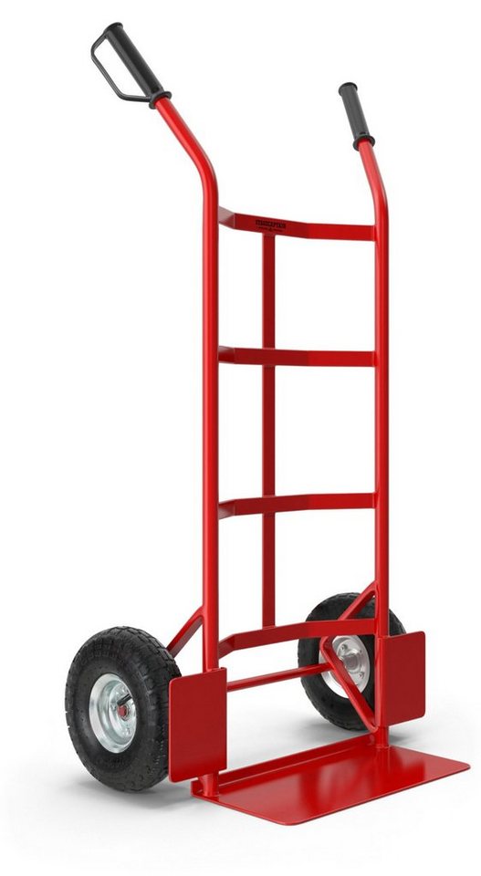 Stagecaptain Sackkarre Transportkarre bis 200 kg - Handkarre mit Luftreifen, (Carryboy, 1-St., praktischer Gefährte für Umzug oder Getränkekisten), Stabiler Metallrahmen und Sicherheits Haltegriffen von Stagecaptain