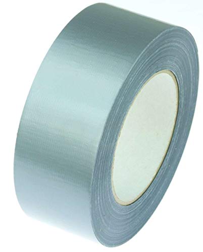 1 Rolle Gewebeband 50 m x 48 mm grau/silber - Panzerband Steinband Gaffa Tape Reparaturband von Stagetape