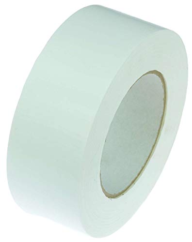 1 Rolle Gewebeband 50 m x 48 mm weiss - Panzerband Steinband Gaffa Tape Reparaturband von Stagetape