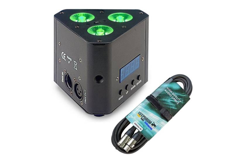 Stagg LED Discolicht Stagg SLI-TRUSS34-2 LED Scheinwerfer mit DMX-Kabel, Rot von Stagg