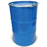 Stahl-Deckelfass, UN-Zulassung, innen lackiert, 212 l, mit 2 Spunden Stahl-Deckelfass, UN-Zulassung, innen lackiert, 212 l, mit 2 Spunden von Denios