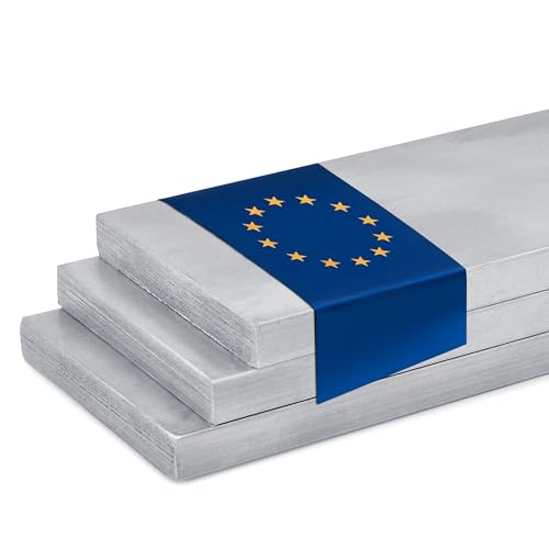 Stahl-Shop24 Aluminium Flachleiste 40x15mm 500 mm lang roh gepresst aus AlMgSi0,5 für Modellbau Bastelprojekte Hobbywerkstatt Kleinteile DIY Konstruktionen Alustreifen leicht bearbeitbar von Stahl-Shop24