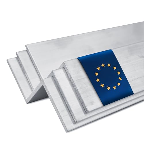 Stahl-Shop24 Aluminium Z-Leiste 20x20x2mm 500 mm roh für Modellbau Korpusbau Möbelkanten Bastelprojekte Heimwerker DIY-Anwendungen Übergangsprofil Aluminium roh eloxierfähig einfach kürzbar von Stahl-Shop24