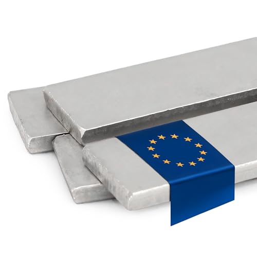 Stahl-Shop24 Flachstahl 2000 mm x 40 x 4mm Edelstahl V2A rostfrei Zuschnitt für Industrie Tragkonstruktionen Anlagenbau Außenbereich Innenbereich lebensmittelecht nach EU-Norm von Stahl-Shop24