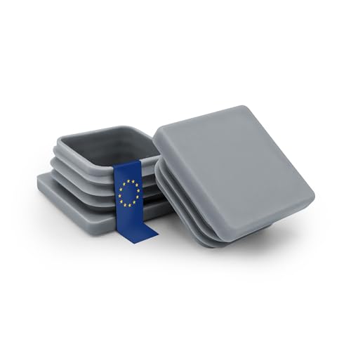Stahl-Shop24 Quadratrohr Stopfen 60x60 mm Grau 5 Stück Kunststoff Lamellenstopfen Rohrstopfen Endkappen Abdeckkappen für Heimwerkerprojekte Möbelbau Zaunbau Gartenbau wetterfest langlebig Stahl-Shop24 Quadratrohr Stopfen 60x60 mm Grau 5 Stück Kunststoff Lamellenstopfen Rohrstopfen Endkappen Abdeckkappen für Heimwerkerprojekte Möbelbau Zaunbau Gartenbau wetterfest langlebig von Stahl-Shop24