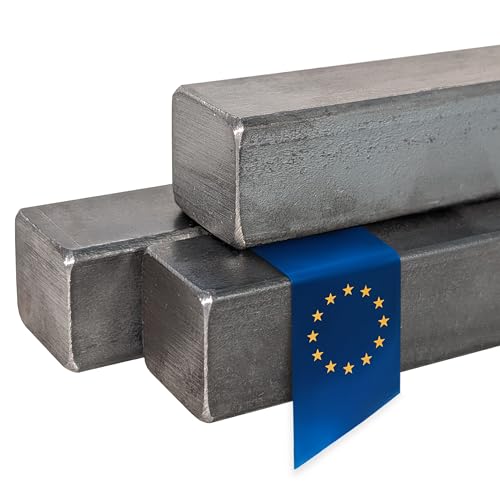 Stahl-Shop24 - Stahl Vierkantstahl gewalzt Vollmaterial - Vierkantprofil Vierkantstab Vierkanteisen Quadratstahl Stabstahl für Werkstoff S235JRH, Länge:2000 mm, Abmessung:45 x 45 mm Stahl-Shop24 - Stahl Vierkantstahl gewalzt Vollmaterial - Vierkantprofil Vierkantstab Vierkanteisen Quadratstahl Stabstahl für Werkstoff S235JRH, Länge:2000 mm, Abmessung:45 x 45 mm von Stahl-Shop24