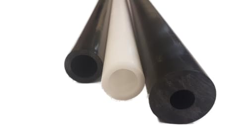 POM Hohlstab Kunststoff Rundrohr 20x10mm L= 500-1500mm schwarz (1500mm) von Stahl auf Mass