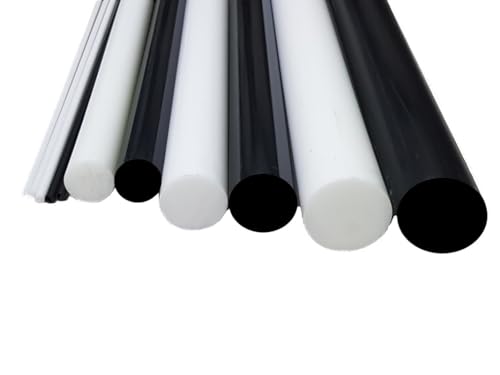 POM Rundstab Rundmaterial Kunststoff ⌀ 12mm L= 500-1500mm schwarz (1500 mm) von Stahl auf Mass