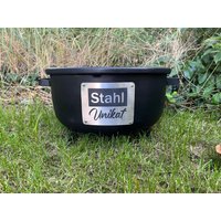 Feuerschale Aus Stahl - Leichte Version- Fliegengewicht Handgefertigt von StahlUnikat