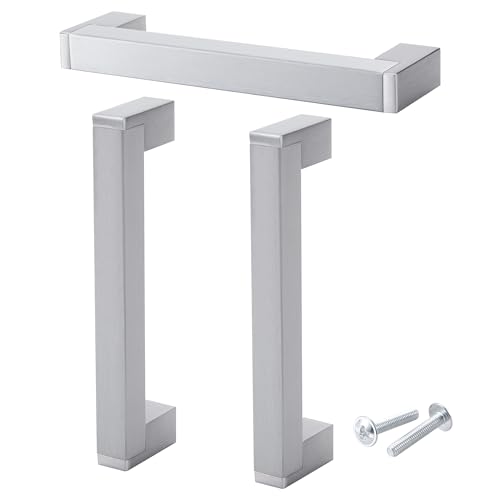 Stahlia 1 x EDELSTAHL Möbelgriff 160mm Lochabstand 15mm Möbelgriffe QUAD Griffe für Küchenschränke & Möbel Türgriffe Küchengriffe Türgriffe Küche Schubladengriffe Stangengriffe Schrankgriffe von Stahlia