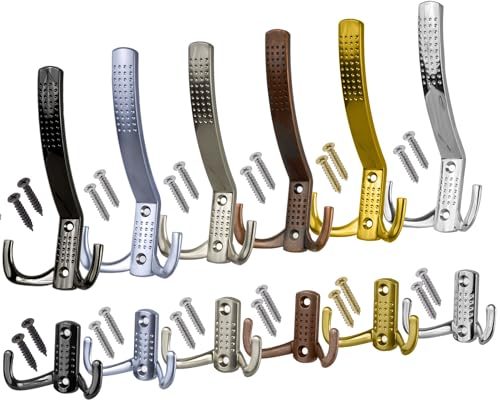Stahlia Garderobenhaken CHROM-GLANZ (5 Stück) Kleiderhaken Garderobe Haken zum Schrauben KURZ Haken für Garderobe Metallhaken Handtuchaufhänger Stahlia Garderobenhaken CHROM-GLANZ (5 Stück) Kleiderhaken Garderobe Haken zum Schrauben KURZ Haken für Garderobe Metallhaken Handtuchaufhänger von Stahlia