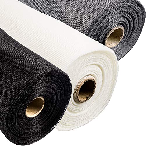 Stahlia Fliegengitter 120x1000cm GRAU Fliegennetz Balkontür Fliegengitter Fenster Insektenschutz Fenstergitter Fliegengitter Tür Dachfenster Fiberglasgewebe von Stahlia