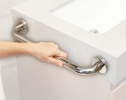 Stahlia Haltegriff Ø 30mm Edelstahl Glänzend 300mm - Handtuchhalter für Senioren, Aufstehhilfe, Dusche, Badewannengriff, Handgriff Stahlia Haltegriff Ø 30mm Edelstahl Glänzend 300mm - Handtuchhalter für Senioren, Aufstehhilfe, Dusche, Badewannengriff, Handgriff von Stahlia